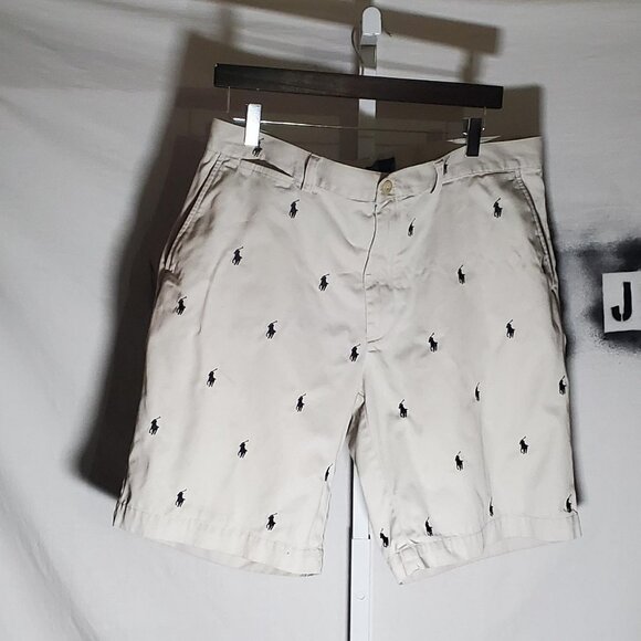 Polo Ralph Lauren Other - POLO Ralph Lauren Prospect Short in Light Tan with Allover Pony sz 36w